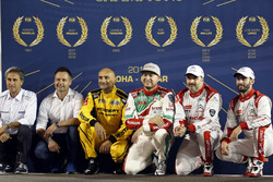 Alle FIA WTCC Weltmeister, Roberto Ravaglia, Andy Priaulx, Gabriele Tarquini, LADA Sport Rosneft, La