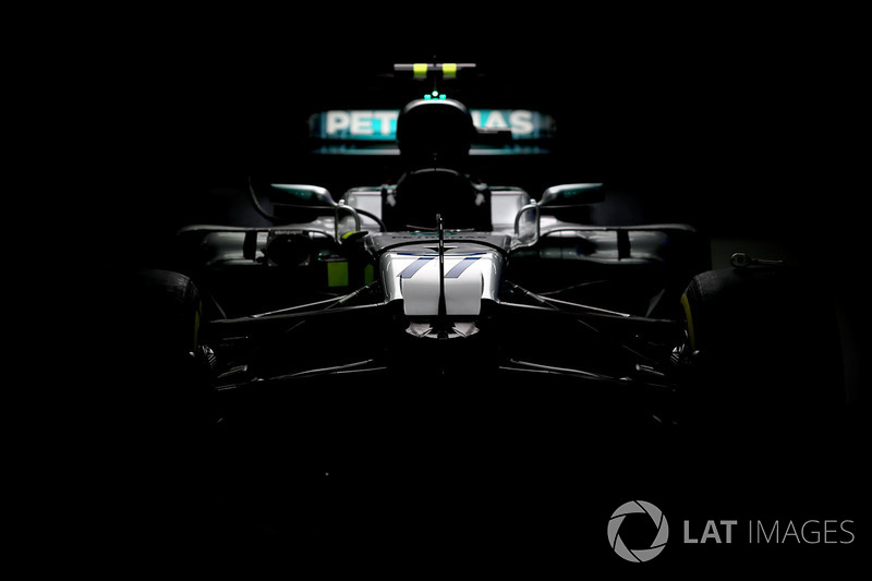 La voiture de Valtteri Bottas, Mercedes AMG F1 W08