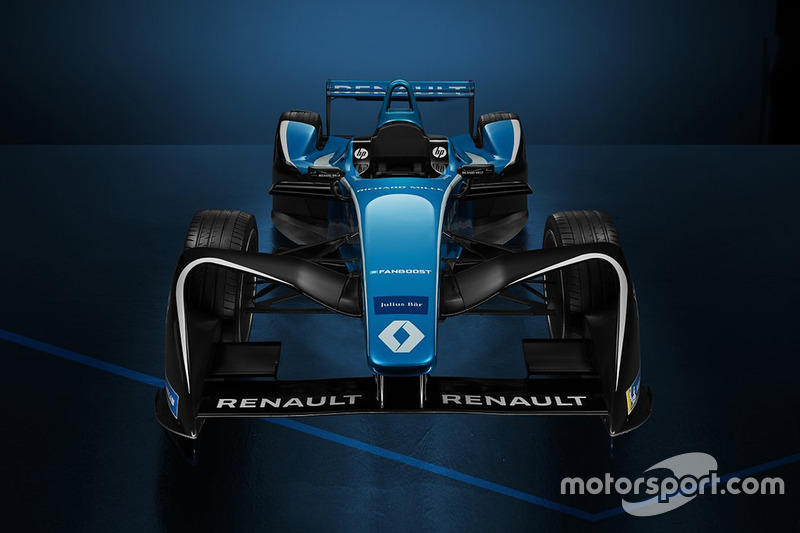 Nouvelle livrée de la Renault e.Dams Z.E.17