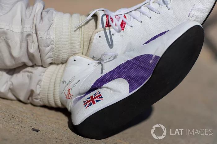 Boots of Sam Bird, DS Virgin Racing