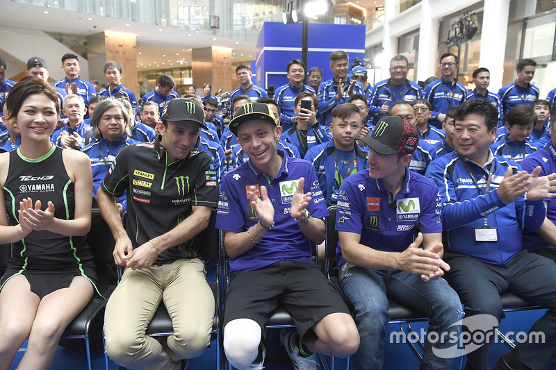 Valentino Rossi, Yamaha Factory Racing, Maverick Viñales, Yamaha Factory Racing, Johann Zarco, Monst