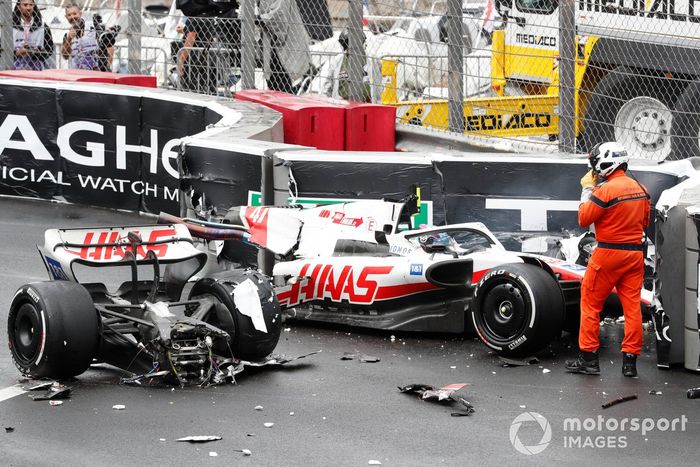 Accidente de Mick Schumacher, Haas VF-22