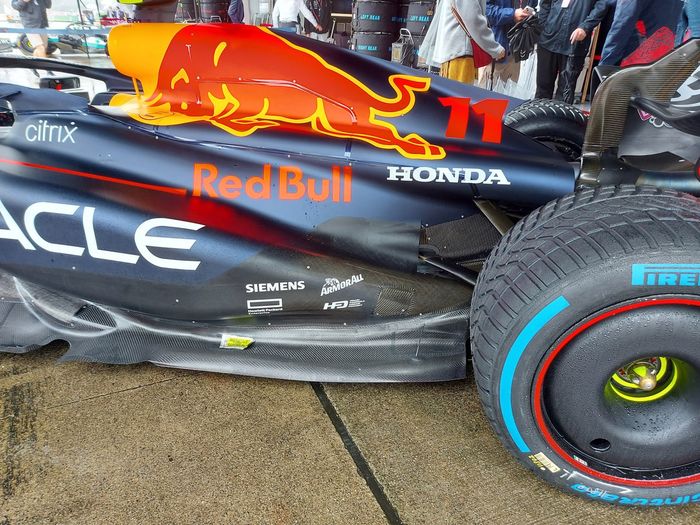 Detalle técnico del Red Bull Racing RB18