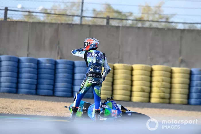 Matteo Ferrari, Trentino Gresini MotoE después de la caída
