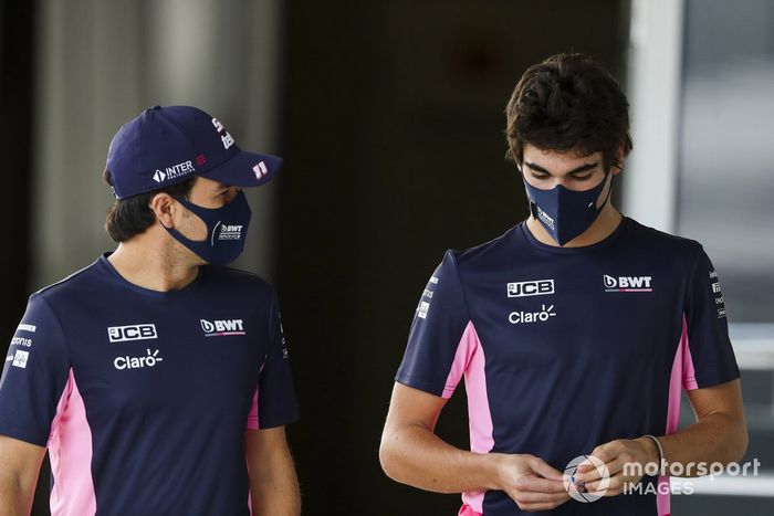 Sergio Pérez, Racing Point y Lance Stroll, Racing Point