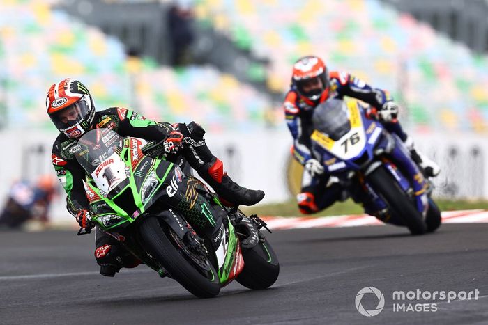 Jonathan Rea, Kawasaki Racing Team,  Loris Baz, Ten Kate Racing Yamaha