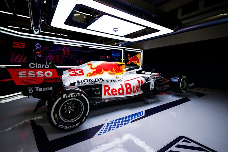 Red Bull Racing RB16B white livery 
