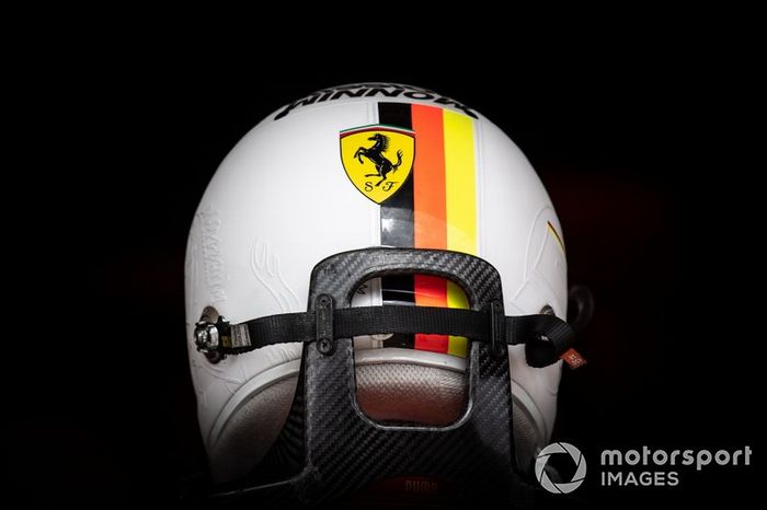 Casco de Sebastian Vettel, Ferrari