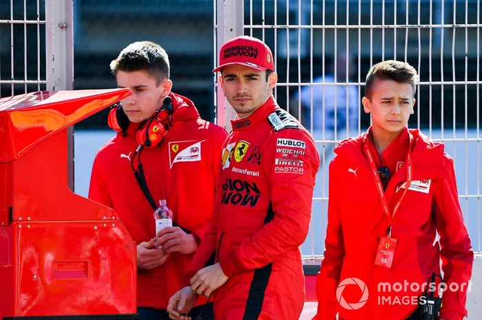 Charles Leclerc, Ferrari al muretto dei box