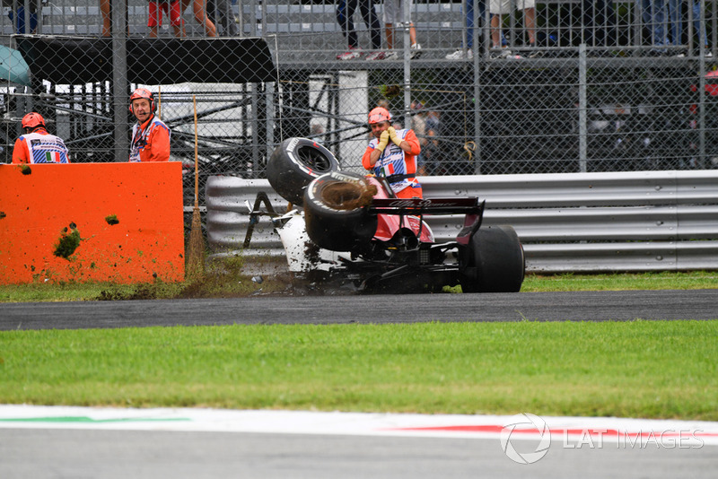 Marcus Ericsson, Sauber C37 - baleset