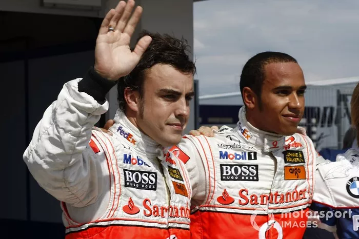 Lewis Hamilton, McLaren y Fernando Alonso, McLaren
