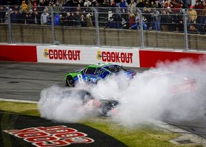 Noah Gragson, Front Row Motorsports Ford, Kyle Busch, Richard Childress Racing Chevrolet