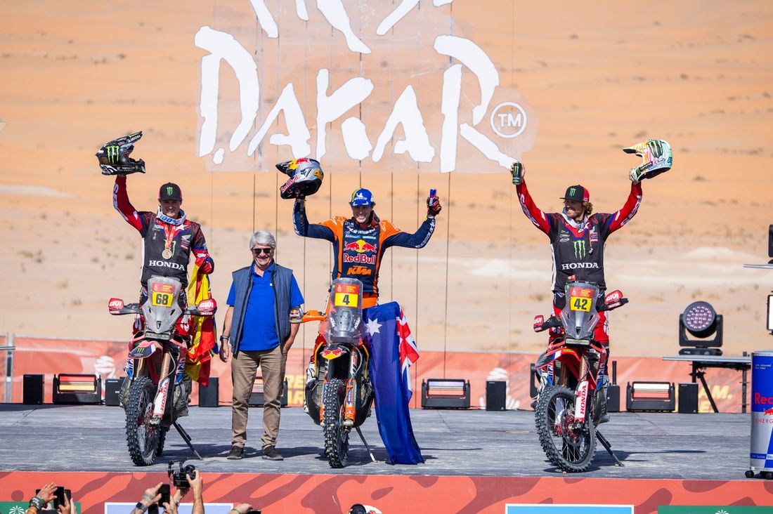 #68 Monster Energy Honda HRC Honda: Tosha Schareina, #4 Red Bull KTM Factory Racing KTM: Daniel Sanders, #42 Monster Energy Honda HRC Honda: Adrien Van Beveren