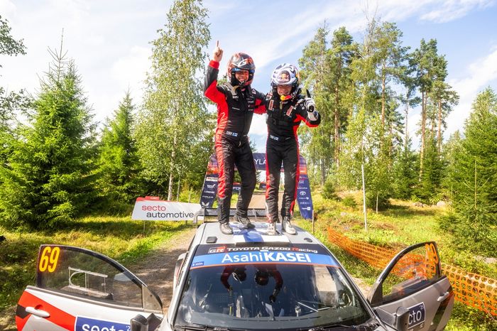 Winners Kalle Rovanperä, Jonne Halttunen, Toyota Gazoo Racing WRT Toyota GR Yaris Rally1