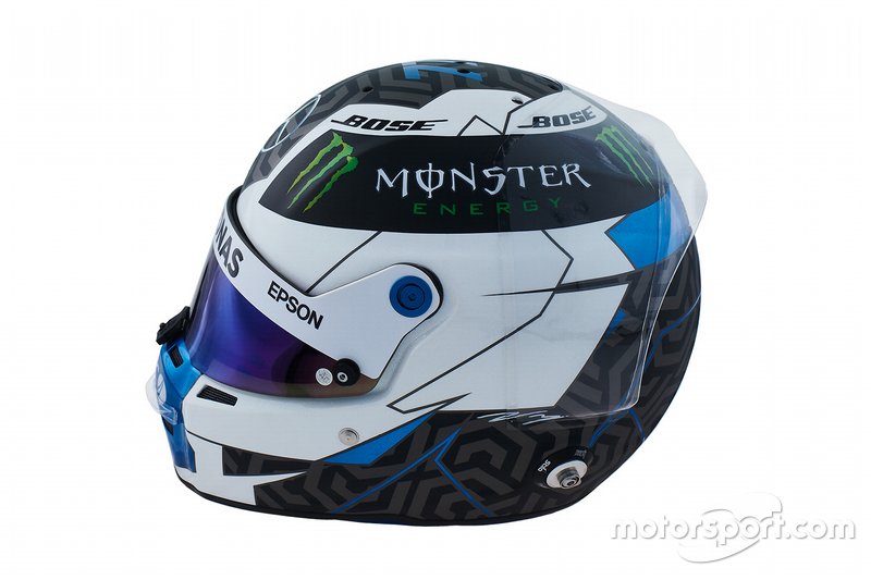 Casco de Valtteri Bottas Mercedes-AMG Petronas
