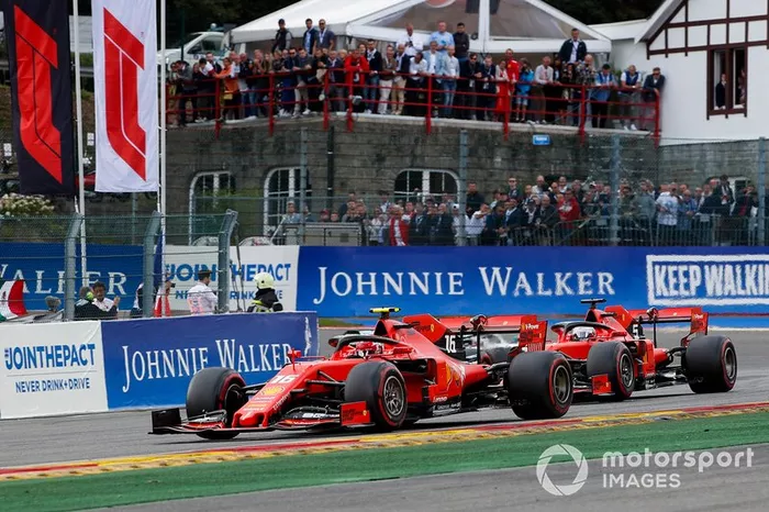Charles Leclerc, Ferrari SF90, Sebastian Vettel, Ferrari SF90