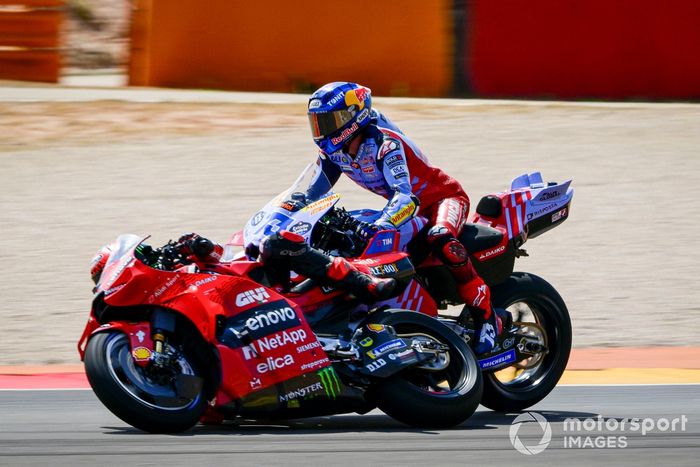 Francesco Bagnaia, Ducati Team, Alex Marquez, acidente na Gresini Racing