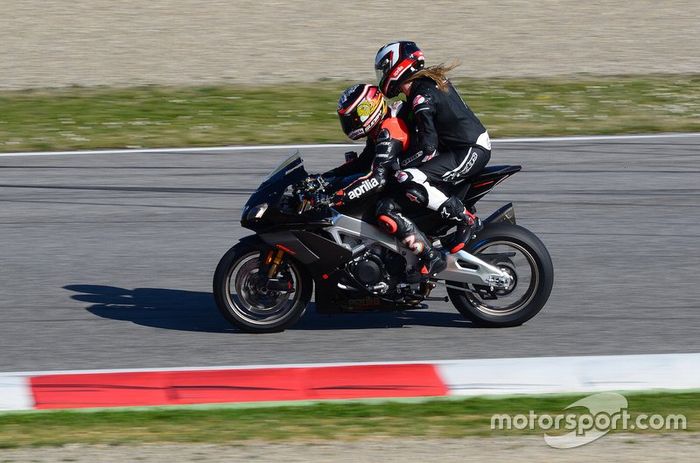 Max Biaggi y Vera Spadini