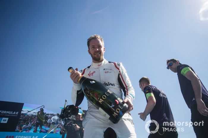 Ganador, Sam Bird, Envision Virgin Racing celebra
