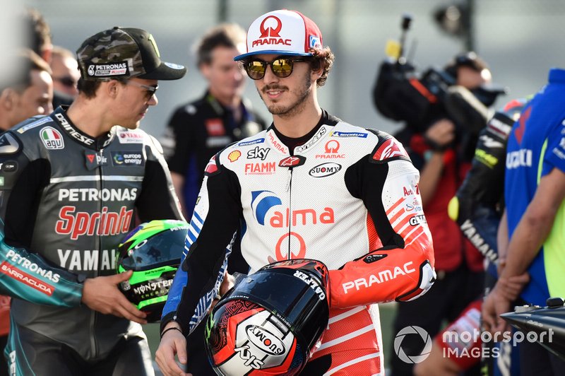 Franco Morbidelli, Petronas Yamaha SRT, Valentino Rossi, Yamaha Factory Racing, Francesco Bagnaia, Pramac Racing