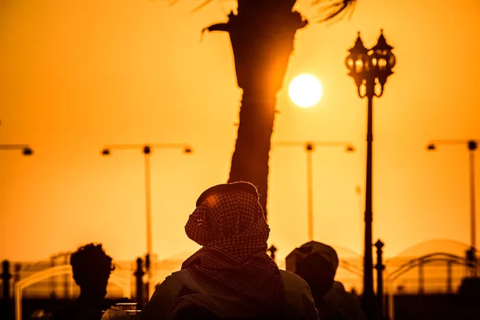 El atardecer en Yeda