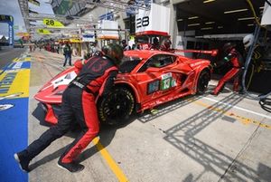#13 AWA Racing Corvette Z06 LMGT3.R: Orey Fidani, Lars Kern, Matthew Bell