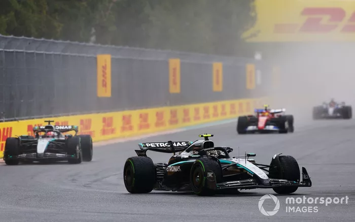 Lewis Hamilton, Ferrari, George Russell, Mercedes, Andrea Kimi Antonelli, Mercedes