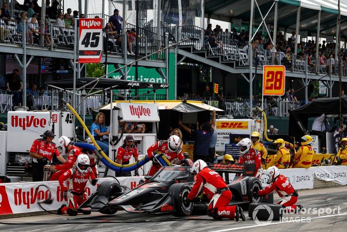 Jack Harvey, Rahal Letterman Lanigan Racing Honda, Pit Stop