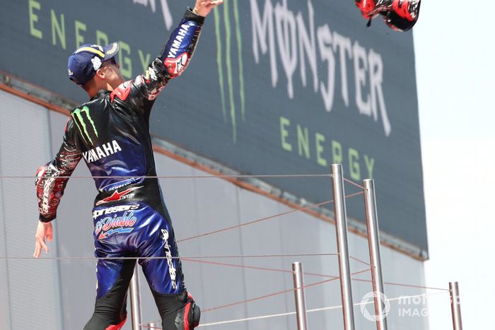 Podio: ganador Fabio Quartararo, Yamaha Factory Racing