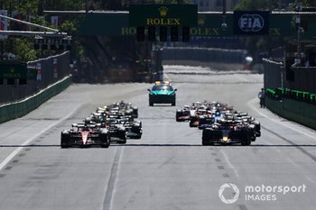 Parrilla de salida del GP de Azerbaiyán de F1 en Bakú: filas y posiciones