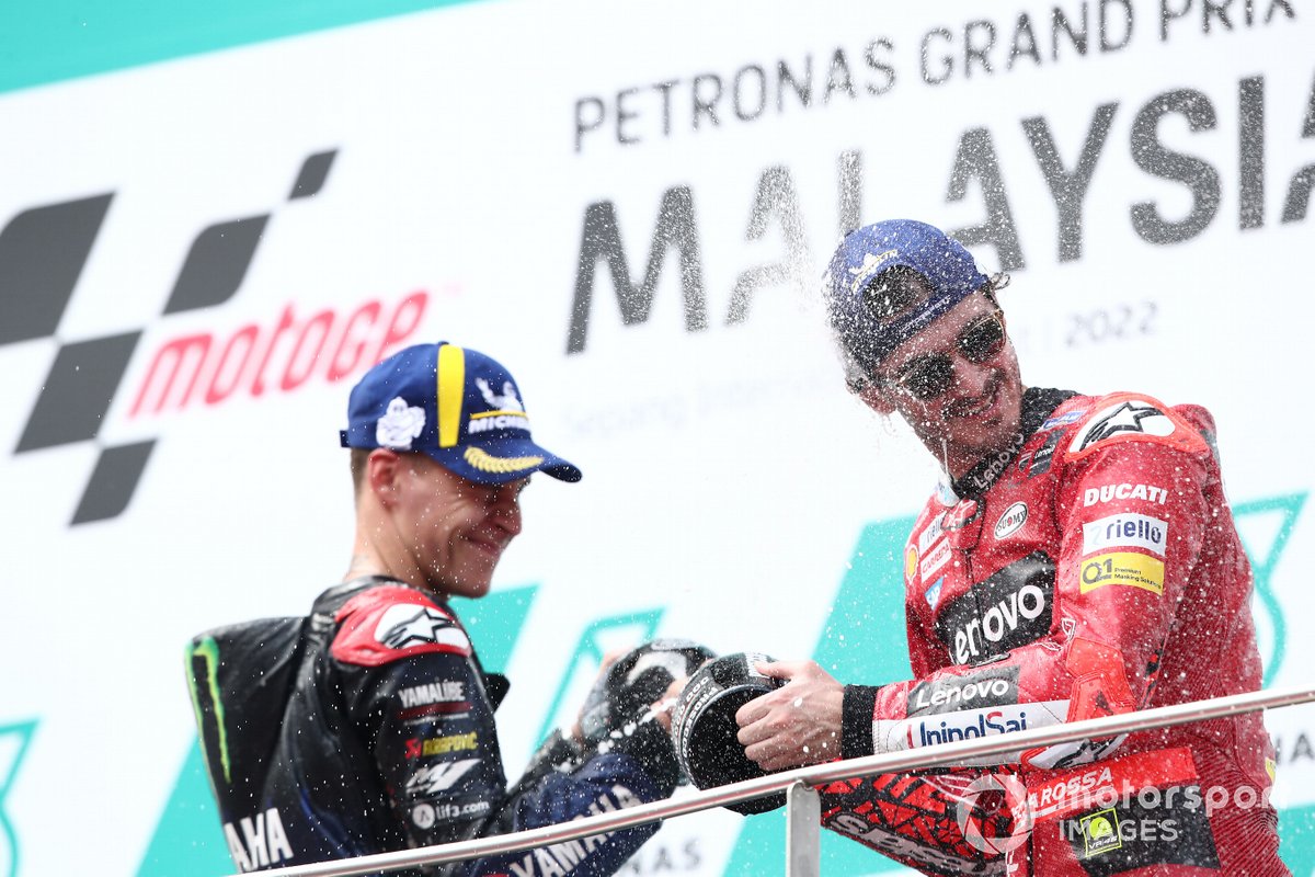Fabio Quartararo, Yamaha Factory Racing Francesco Bagnaia, Ducati Team