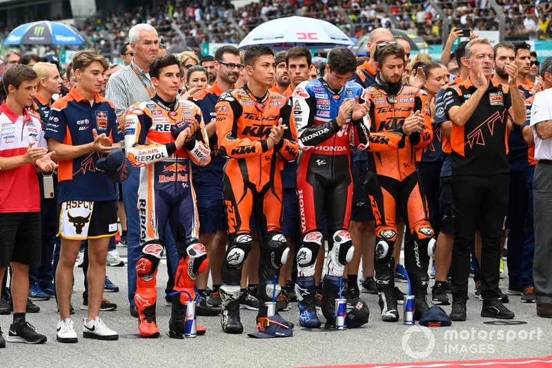Marc Marquez, Repsol Honda Team, Raul Fernandez, KTM Tech3, Alex Marquez, Team LCR Honda, Remy Gardner, KTM Tech3