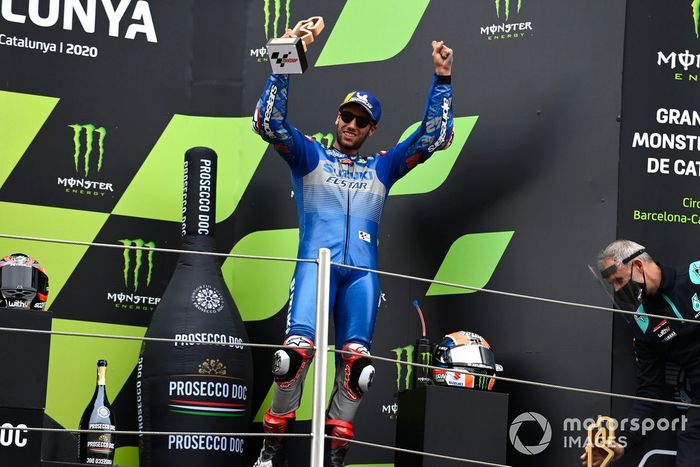 Podio: tercer lugar Alex Rins, Team Suzuki MotoGP