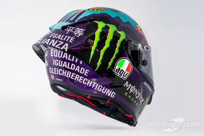 Casco de Franco Morbidelli, Petronas Yamaha SRT