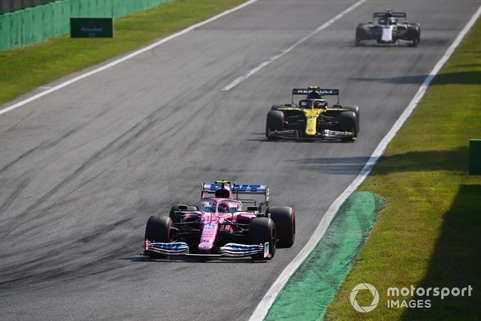 Lance Stroll, Racing Point RP20, Esteban Ocon, Renault F1 Team R.S.20, Pierre Gasly, AlphaTauri AT01