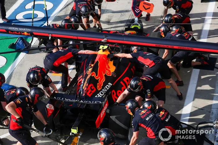 Parada en boxes de Red Bull Racing