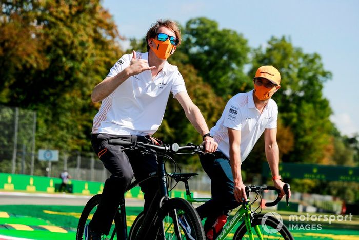 Lando Norris, McLaren, recorre la pista