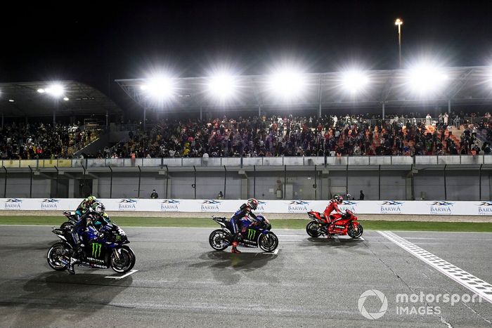 Francesco Bagnaia, Ducati Team, Fabio Quartararo, Yamaha Factory Racing, Maverick Vinales, Yamaha Factory Racing