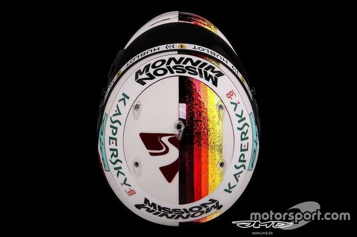 Casco de Sebastian Vettel, Ferrari