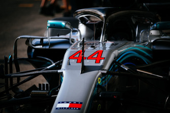 Mercedes AMG F1 W09 of Lewis Hamilton