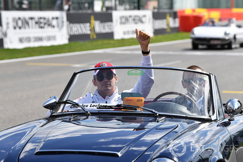 Belga Nagydíj - versenyzői felvonulás - F1 2018