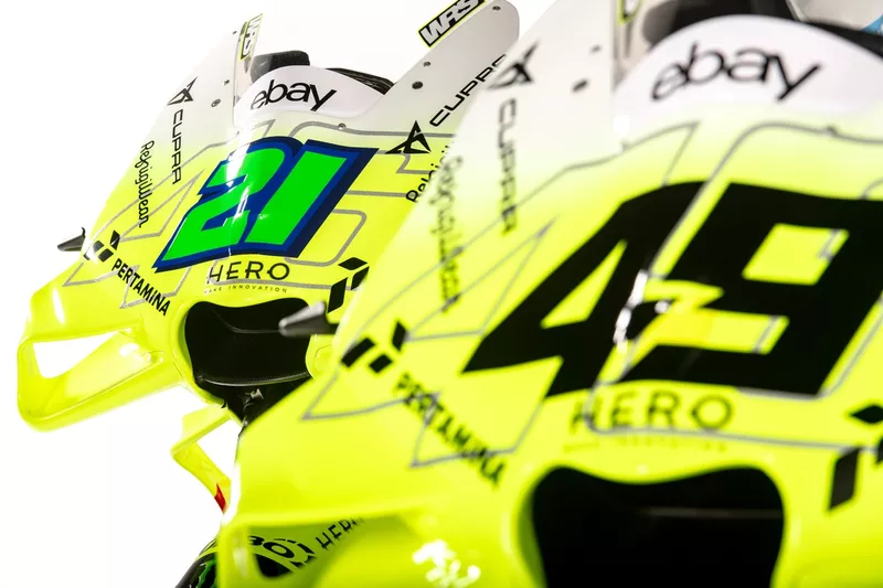 Vélo de l'équipe VR46 Racing Team