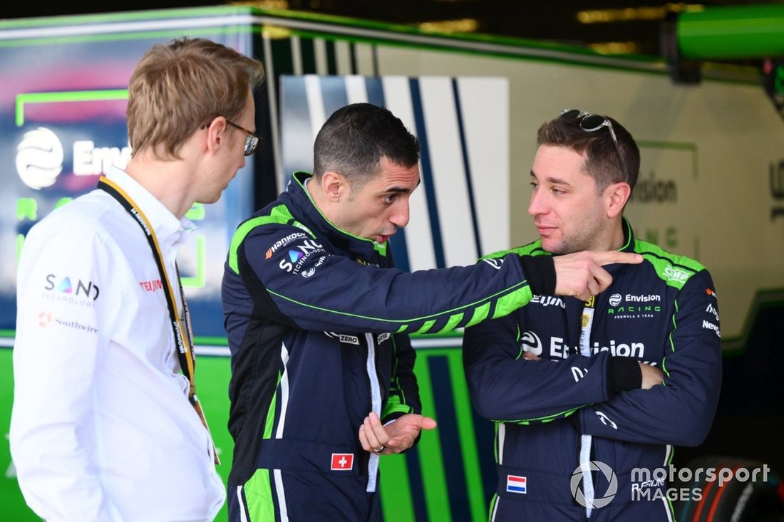 Sebastien Buemi, Envision Racing, Robin Frijns, Envision Racing, Sylvain Filippi, dyrektor zarządzający Envision Racing