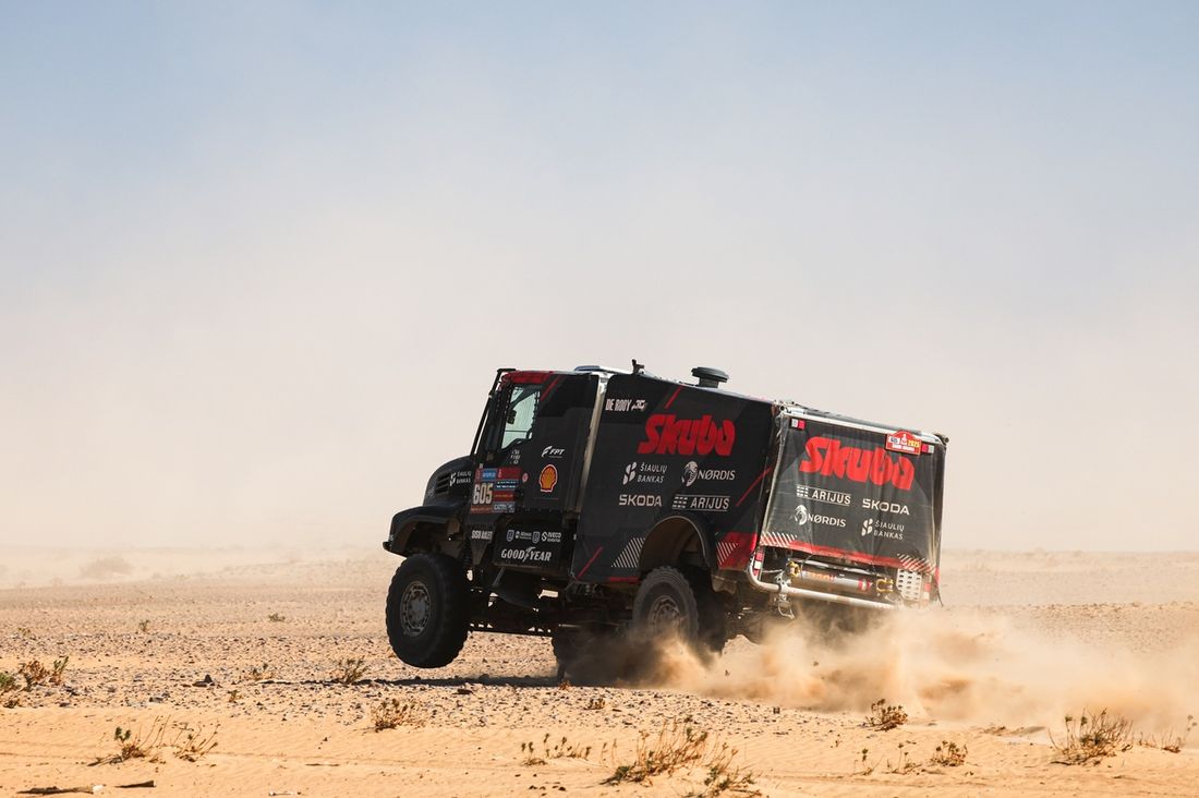 #605 Skuba Team De Rooy FPT Iveco: Vaidotas Zala, Max Van Grol, Paulo Fiuza