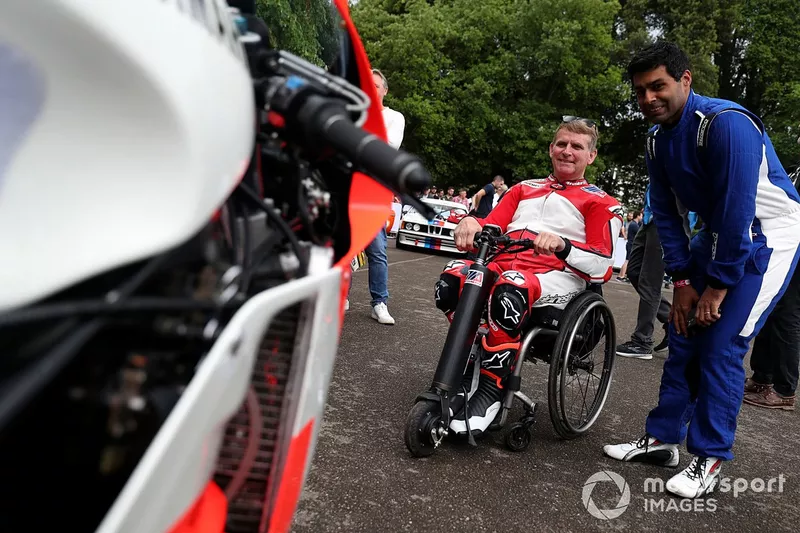 Wayne Rainey et Karun Chandhok