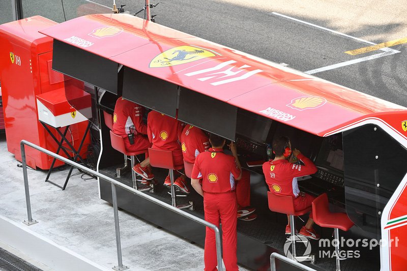 Muretto box Ferrari
