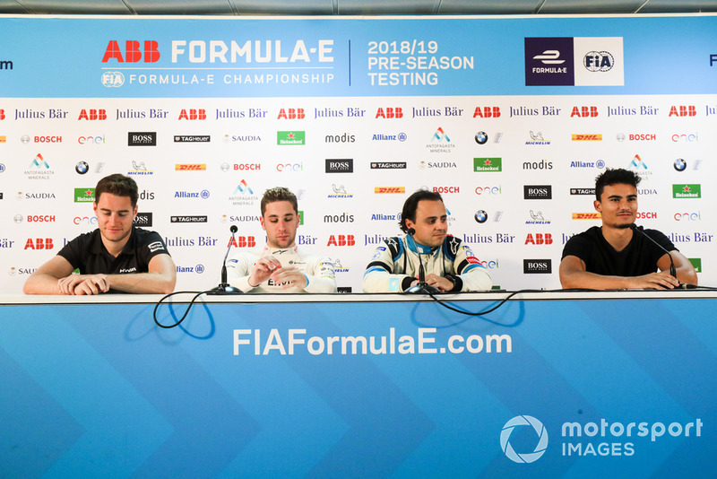 Stoffel Vandoorne, HWA Racelab,Robin Frijns, Envision Virgin Racing, Felipe Massa, Venturi Formula E, in the press conference