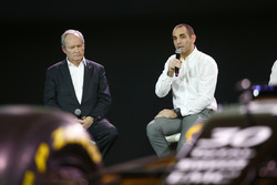 (L to R): Jerome Stoll, Renault Sport F1 President with Cyril Abiteboul, Renault Sport F1 Managing Director