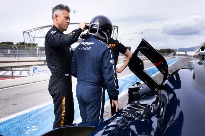 Jacky Ickx, Genesis Magma Racing Genesis, André Lotterer, Genesis Magma Racing