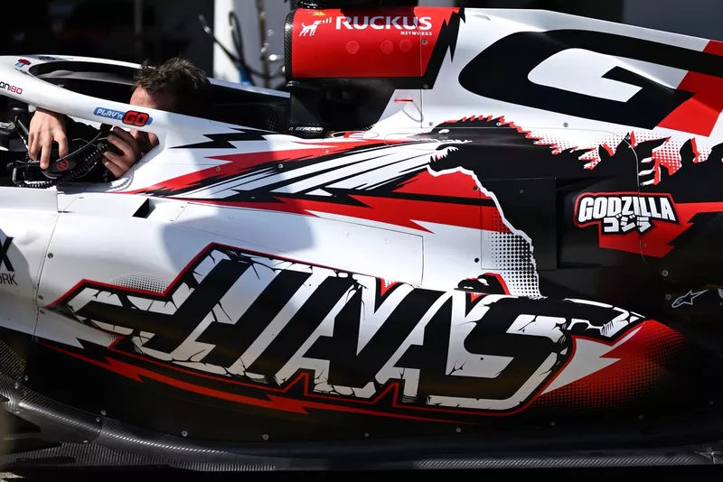 Détail de la Haas F1